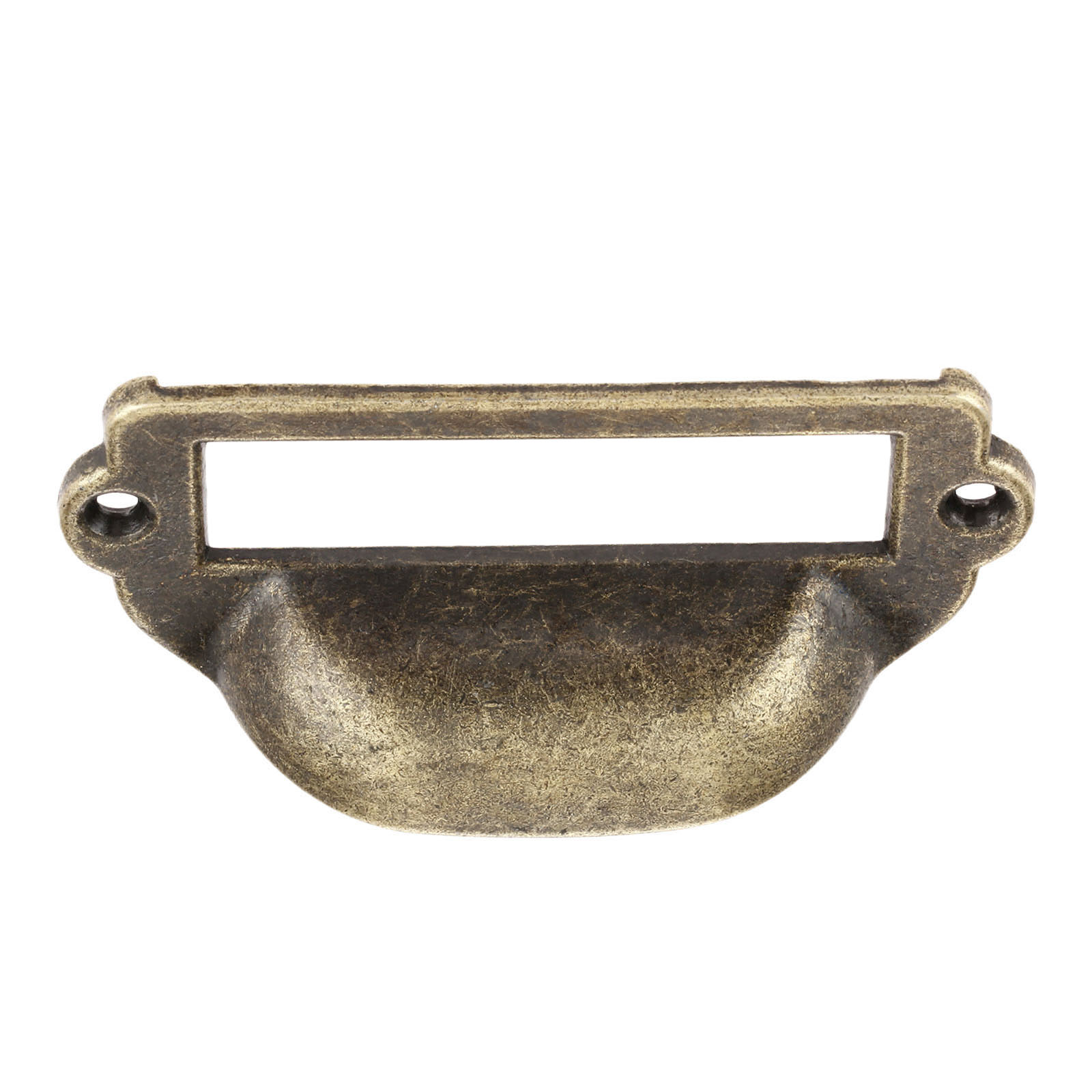 Furniture Hardware Names - 82x40mm Zinc Alloy Antique Brass Label