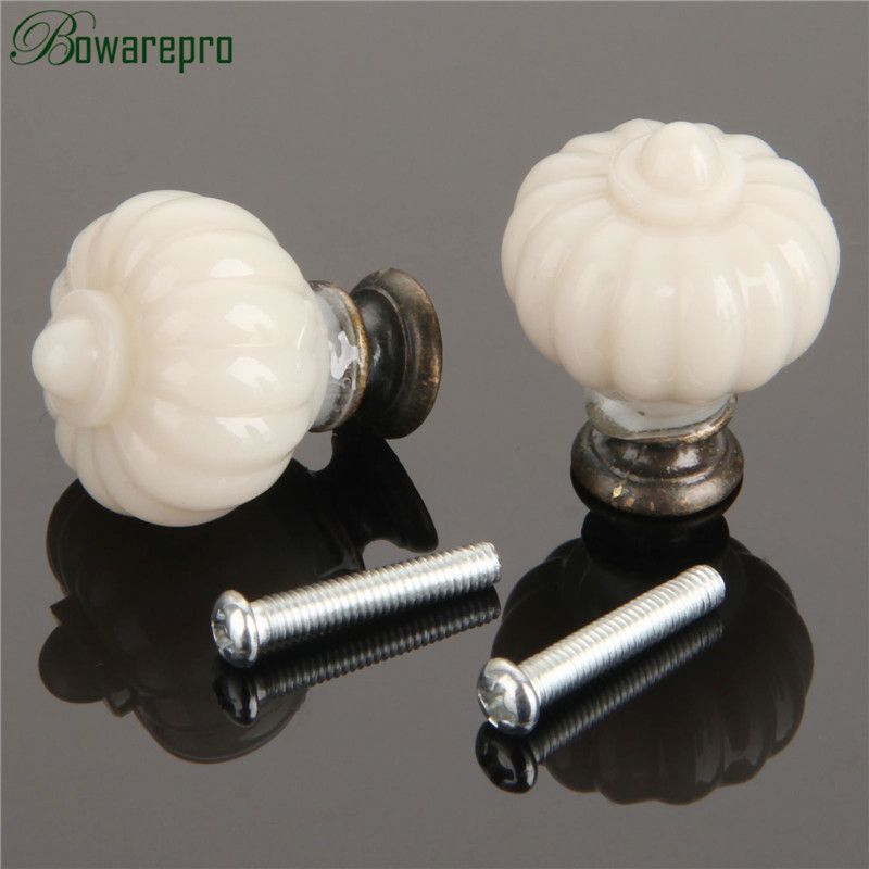 1Pc Acrylic Ivory White Pumpki - Furniture Hardware Accessories review and price