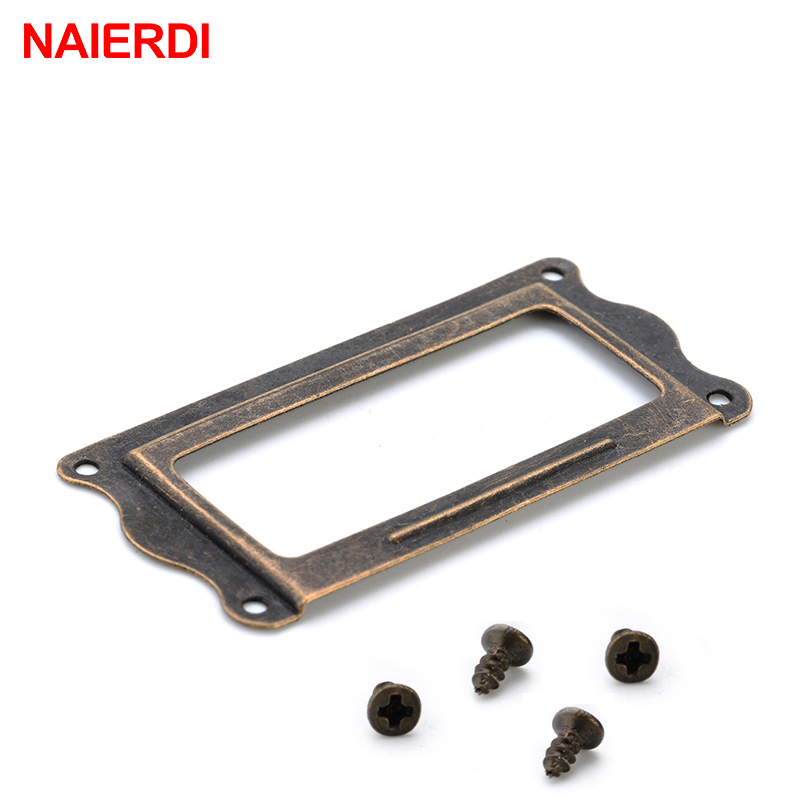 10pcs NAIERDI Antique Brass Ha - Furniture Hardware Names review and price