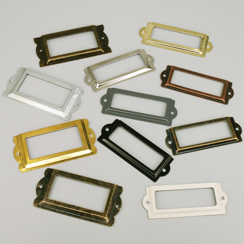 4PCS Antique Iron Tag Label Fr - Furniture Hardware Names review and price