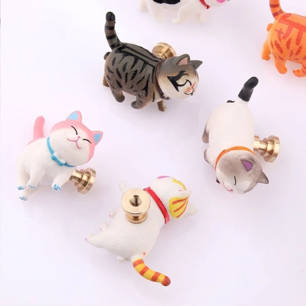 New Resin Cartoon Cat Shape Dr - Furniture Joint Hardware review and price