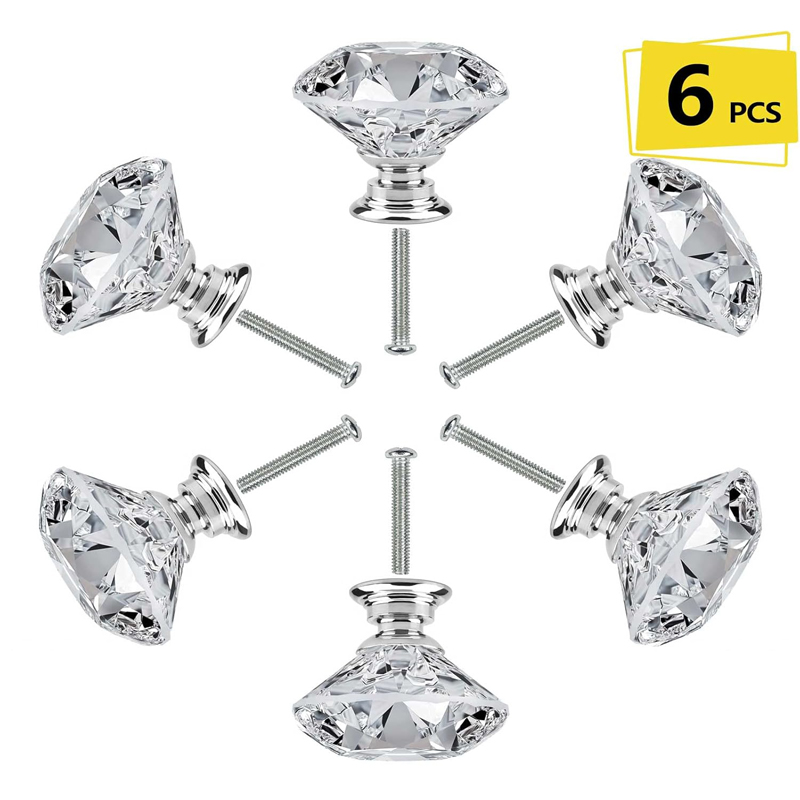 6Pcs Cabinet Knob with Screws  - Furniture Joint Hardware review and price