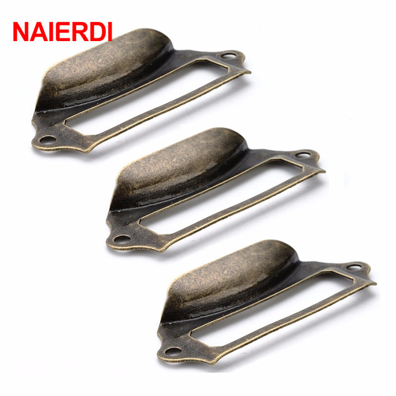 NAIERDI 5pcs Antique Brass Met - Furniture Hardware Names review and price