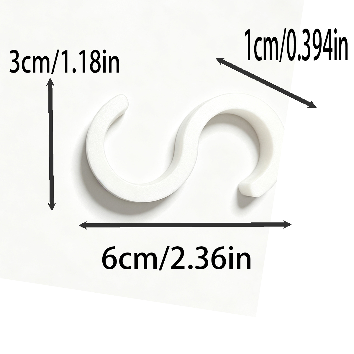 White 5Pc S-Shaped Hooks, Spec - Furniture Hardware Accessories review and price